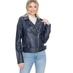 NWT! Women's Luxury Moto Leather Jacket